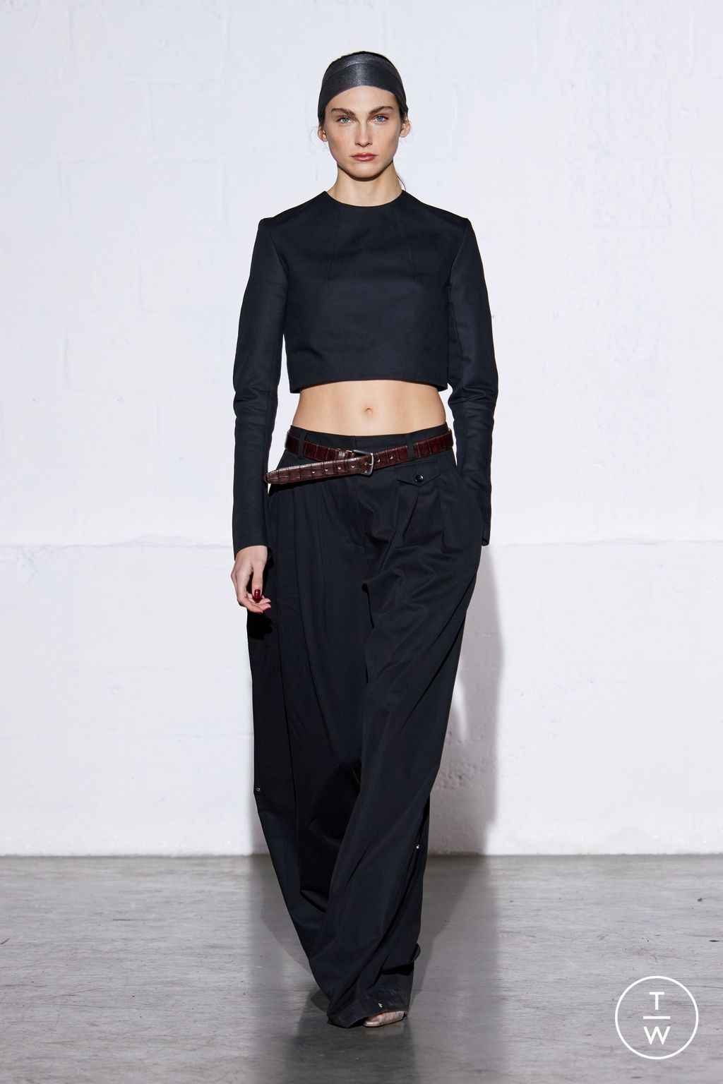 Fashion Week New York Fall/Winter 2024 look 6 from the Tibi collection womenswear