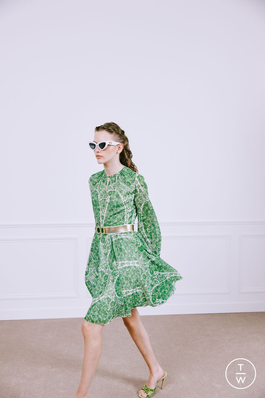 Fashion Week Paris Resort 2024 look 6 from the Giambattista Valli collection womenswear