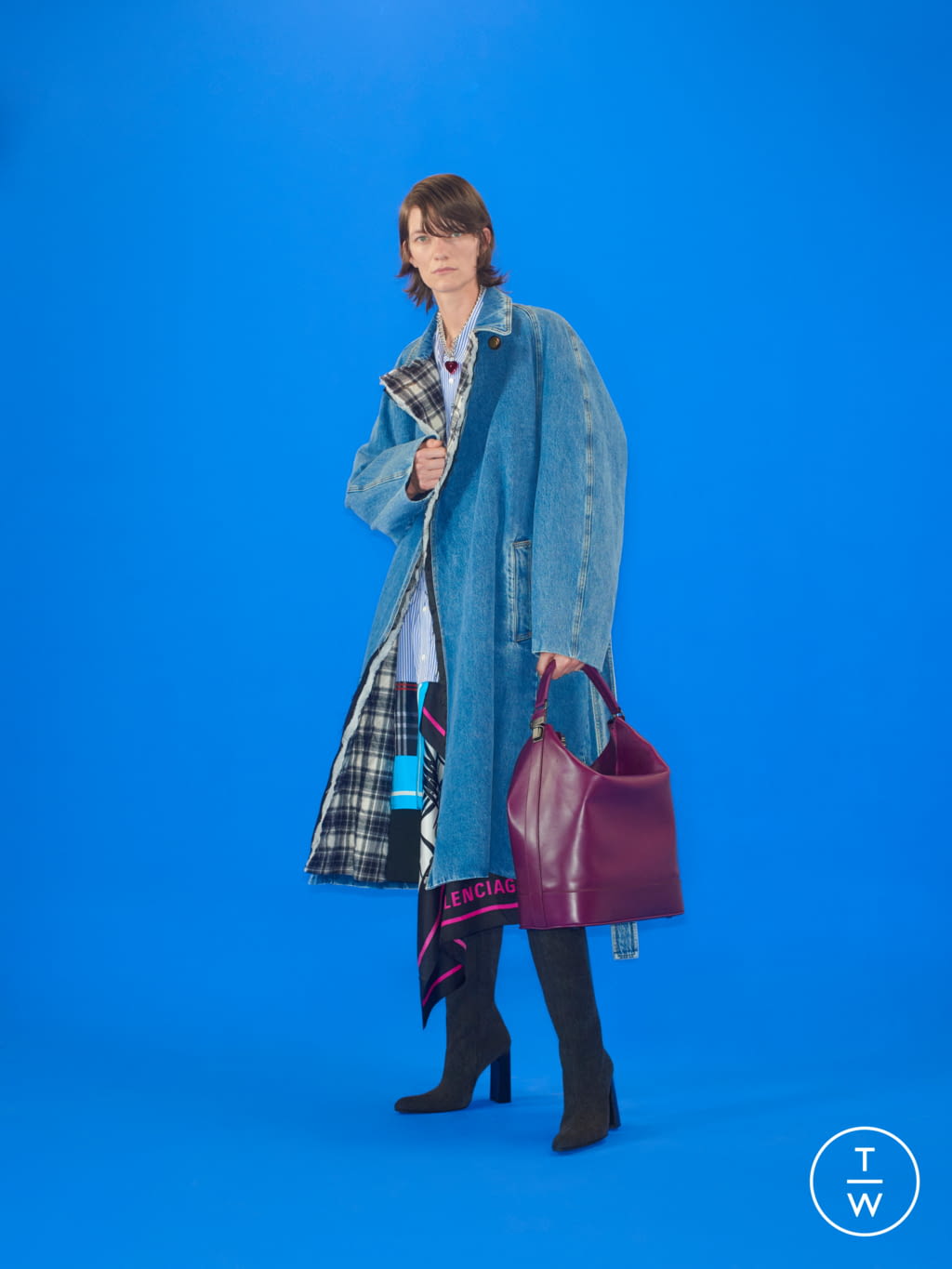 Fashion Week Paris Resort 2019 look 7 from the Balenciaga collection 女装