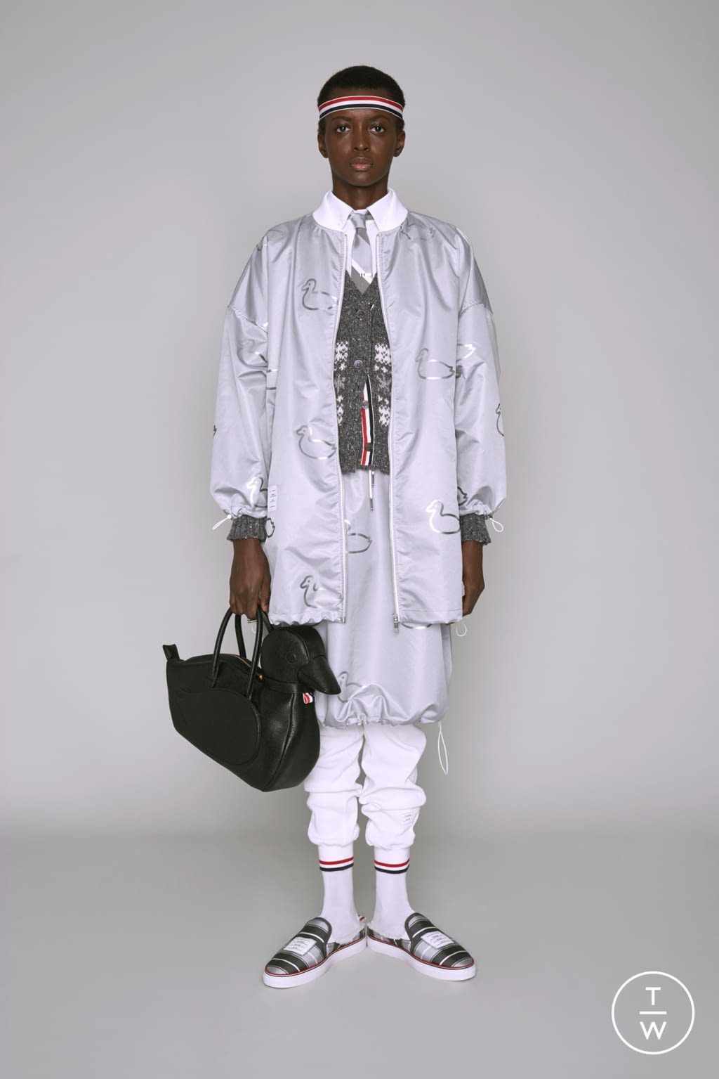 Fashion Week Paris Pre-Fall 2019 look 7 from the Thom Browne collection womenswear