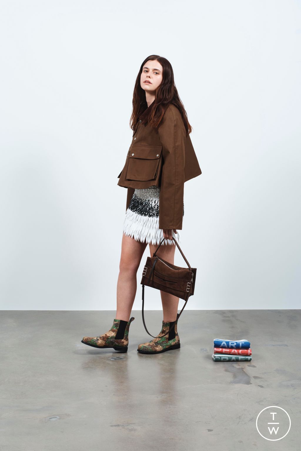 Fashion Week Paris Resort 2026 look 7 from the JW Anderson collection womenswear