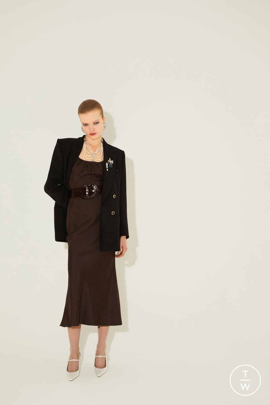 Fashion Week Paris Pre-Fall 2024 look 7 from the Alessandra Rich collection 女装