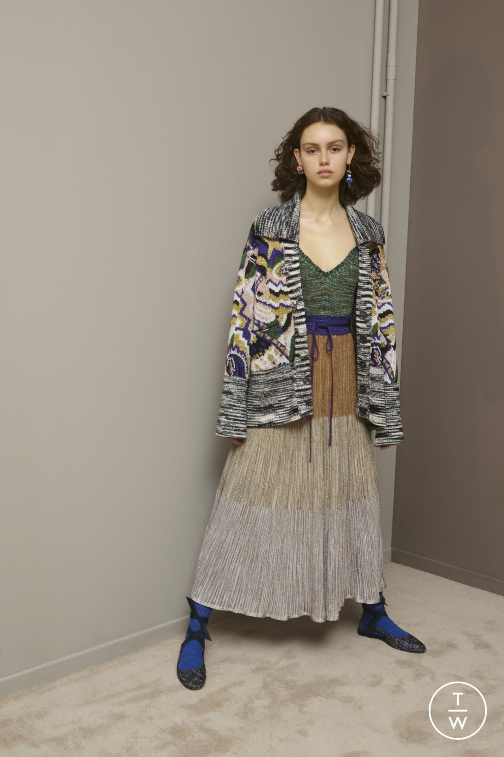 Fashion Week Milan Pre-Fall 2020 look 7 from the Missoni collection 女装