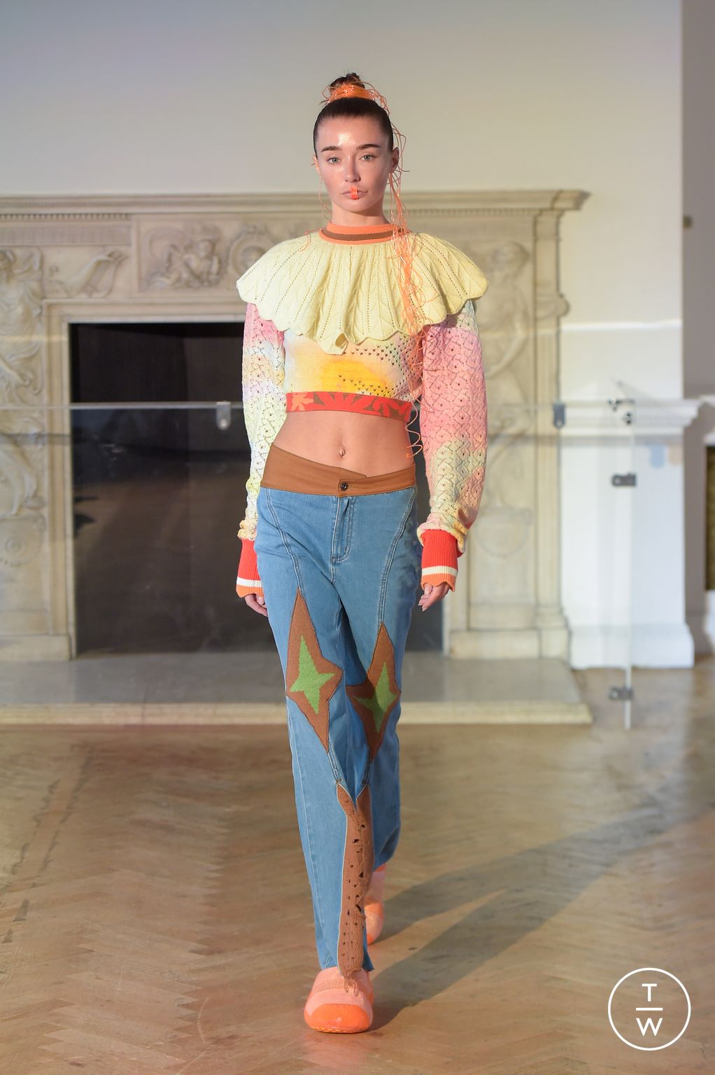 Fashion Week London Fall/Winter 2023 look 7 from the Chau Rising collection womenswear