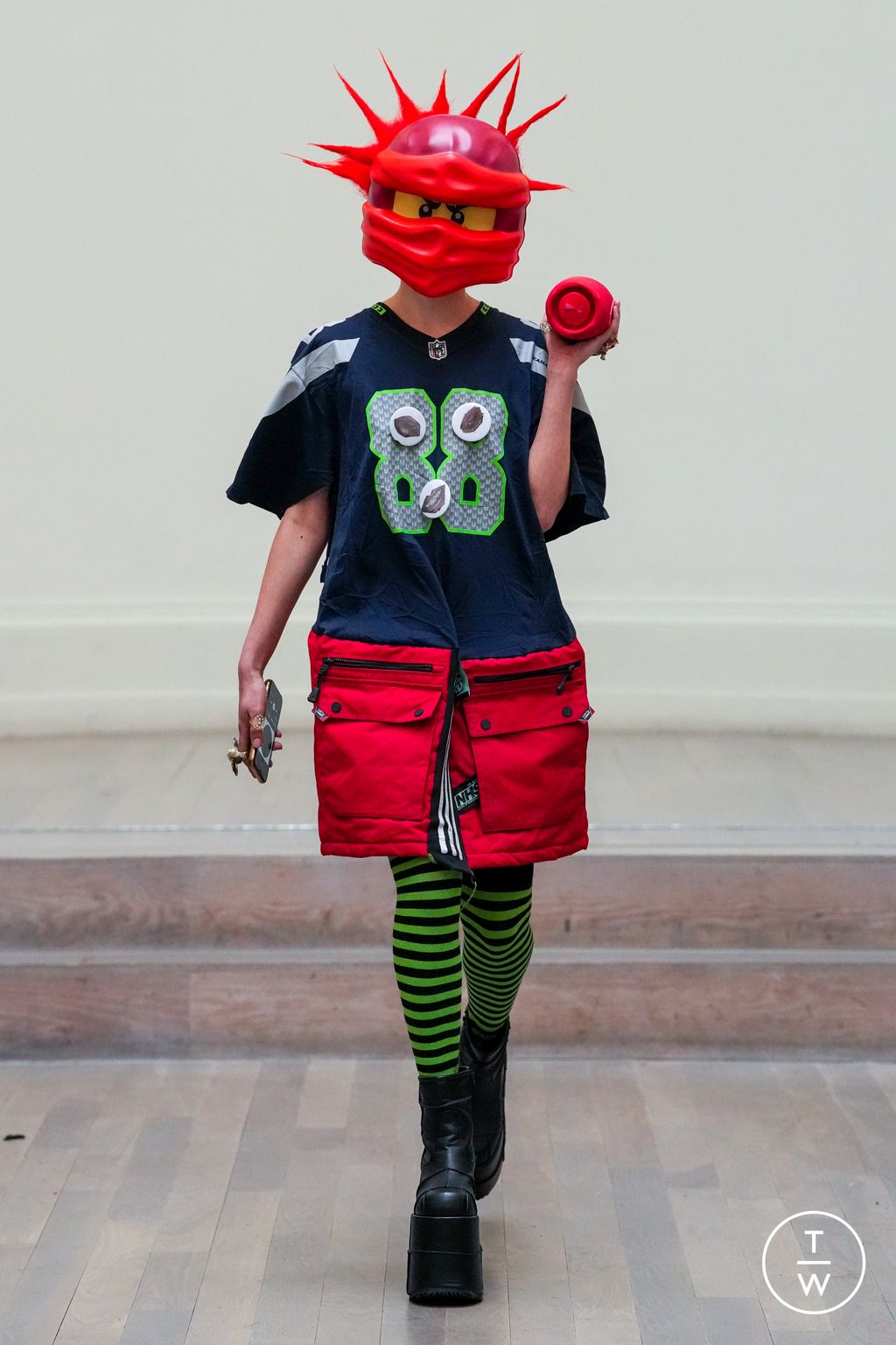 Fashion Week London Fall/Winter 2023 look 7 from the NOKI collection womenswear