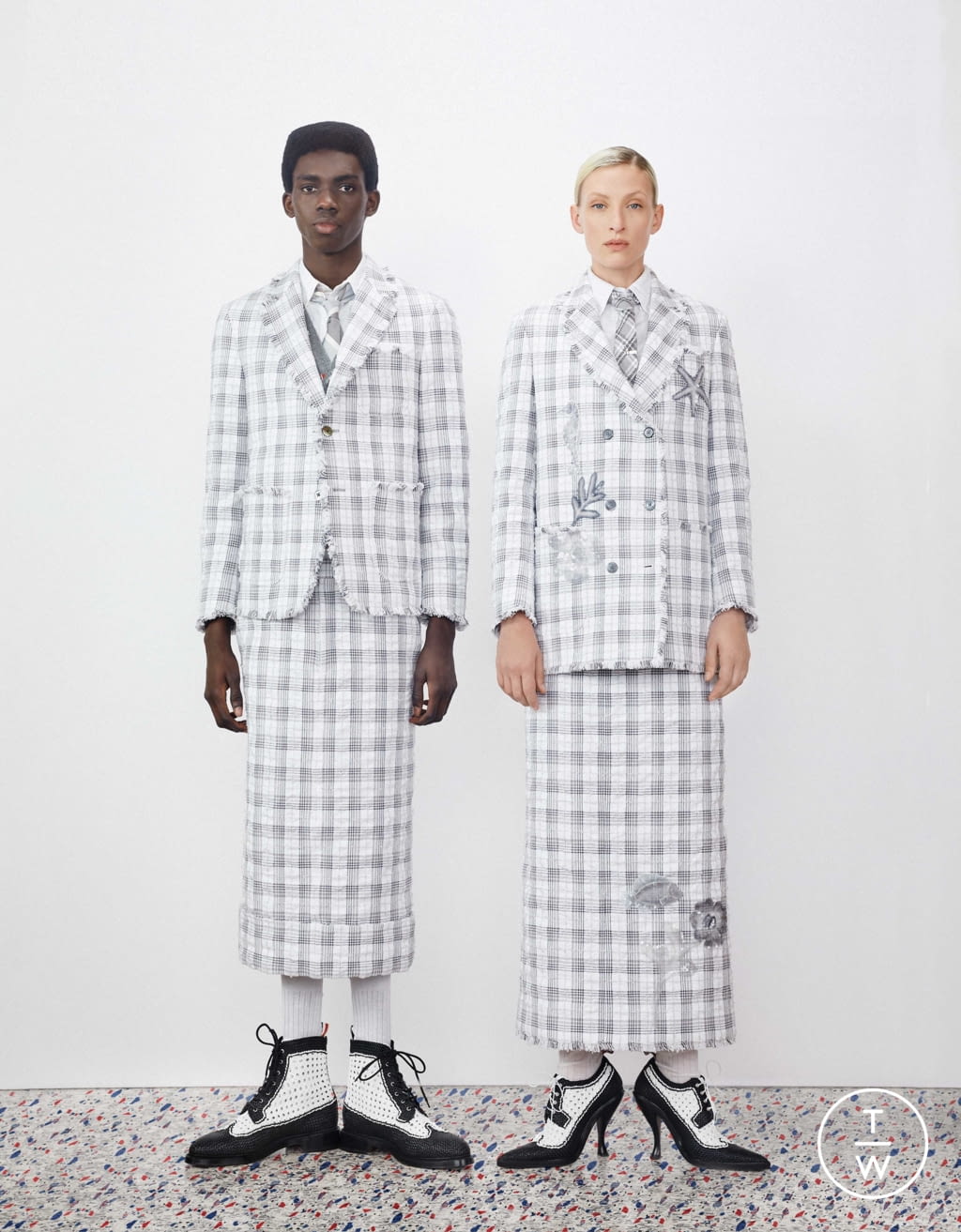 Fashion Week Paris Resort 2020 look 7 from the Thom Browne collection womenswear