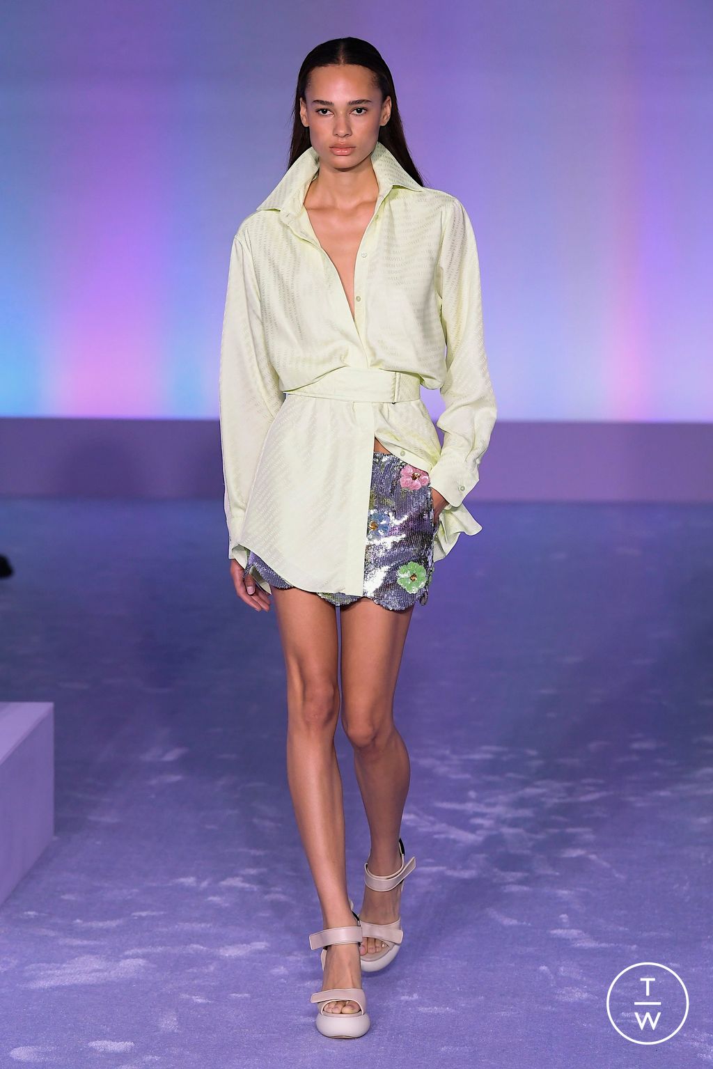 Fashion Week New York Spring/Summer 2023 look 6 de la collection Brandon Maxwell womenswear