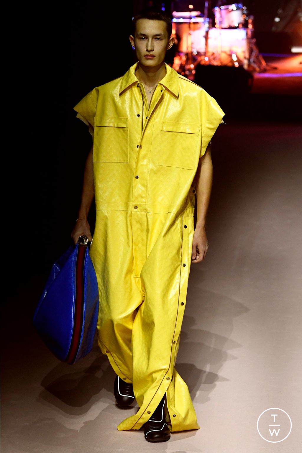 Fashion Week Milan Fall/Winter 2023 look 40 de la collection Gucci menswear