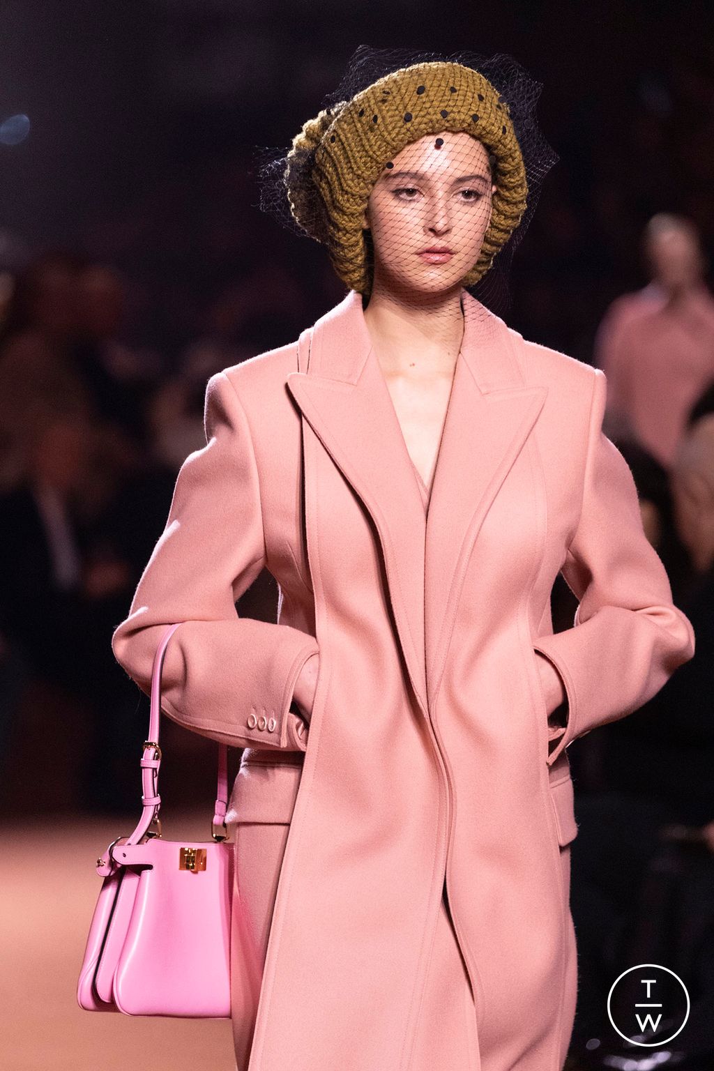 Fashion Week Milan Fall/Winter 2025 look 210 from the Fendi collection womenswear accessories