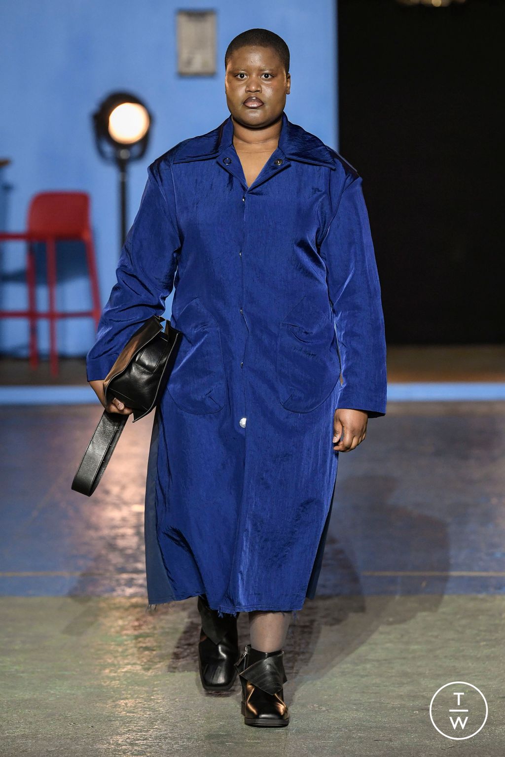 Fashion Week Paris Fall/Winter 2023 look 4 from the Bianca Saunders collection menswear