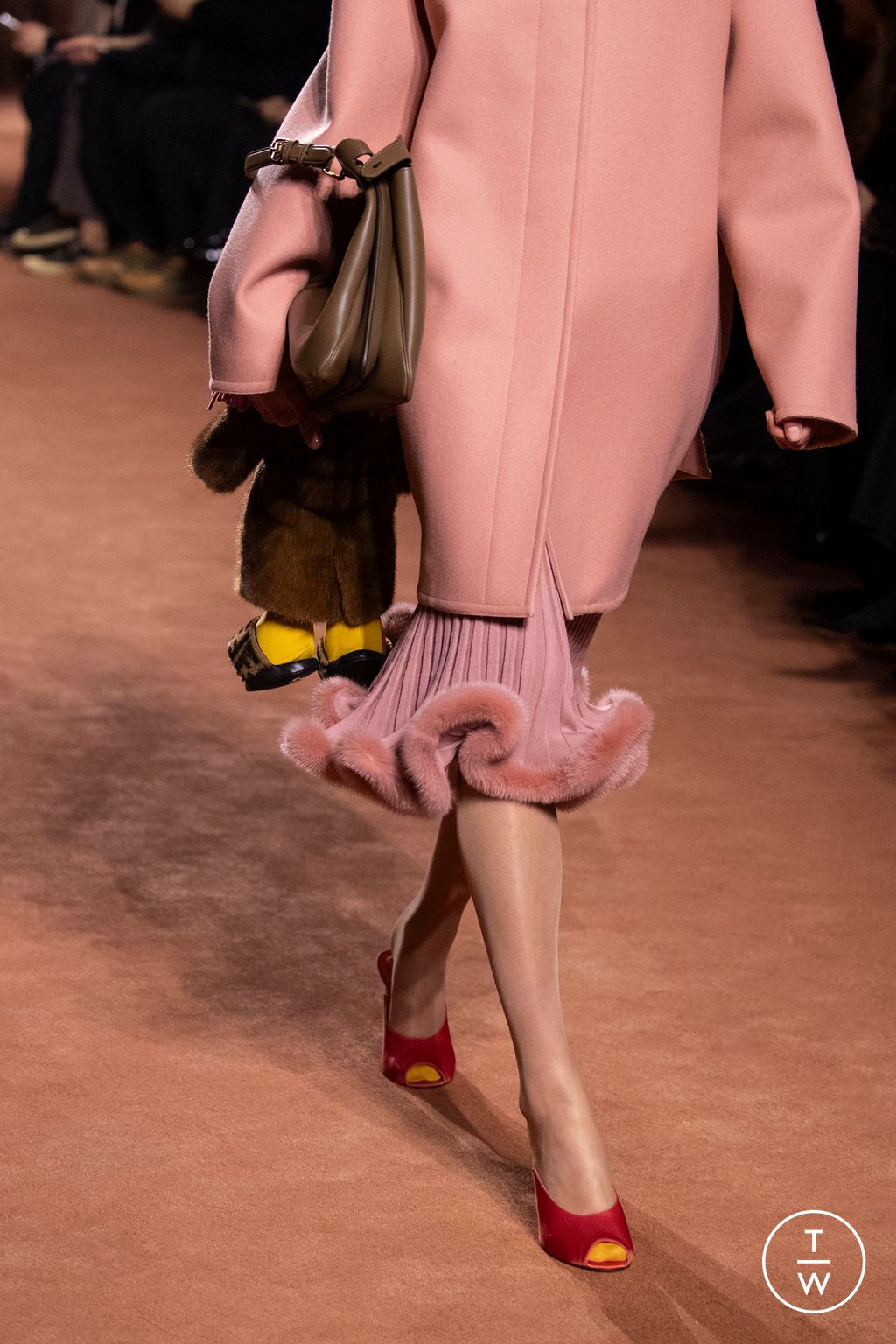 Fashion Week Milan Fall/Winter 2025 look 213 from the Fendi collection womenswear accessories