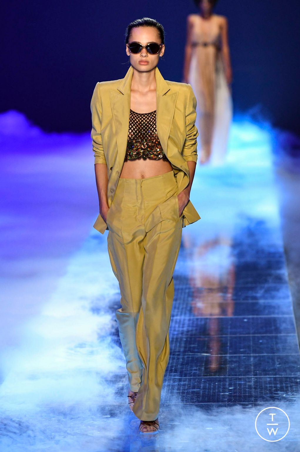 Fashion Week Milan Spring/Summer 2023 look 42 from the Alberta Ferretti collection womenswear