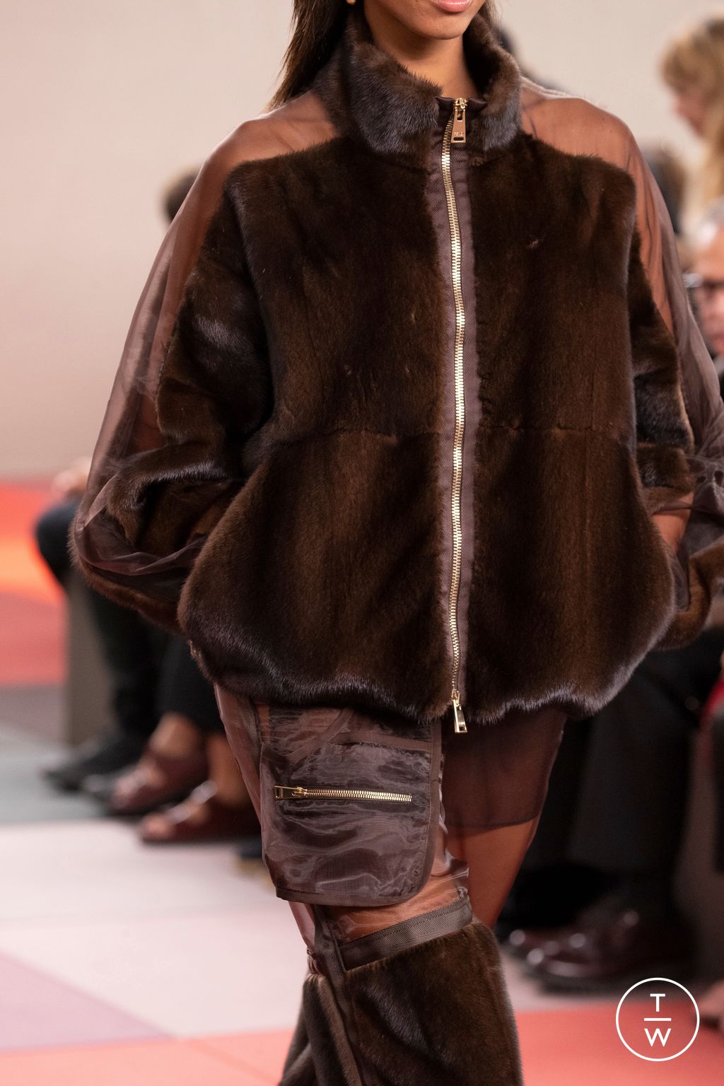 Fashion Week Milan Spring/Summer 2026 look 218 from the Fendi collection womenswear accessories