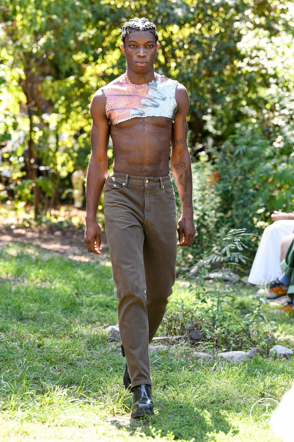 Fashion Week New York Spring/Summer 2023 look 2 from the Eckhaus Latta collection womenswear
