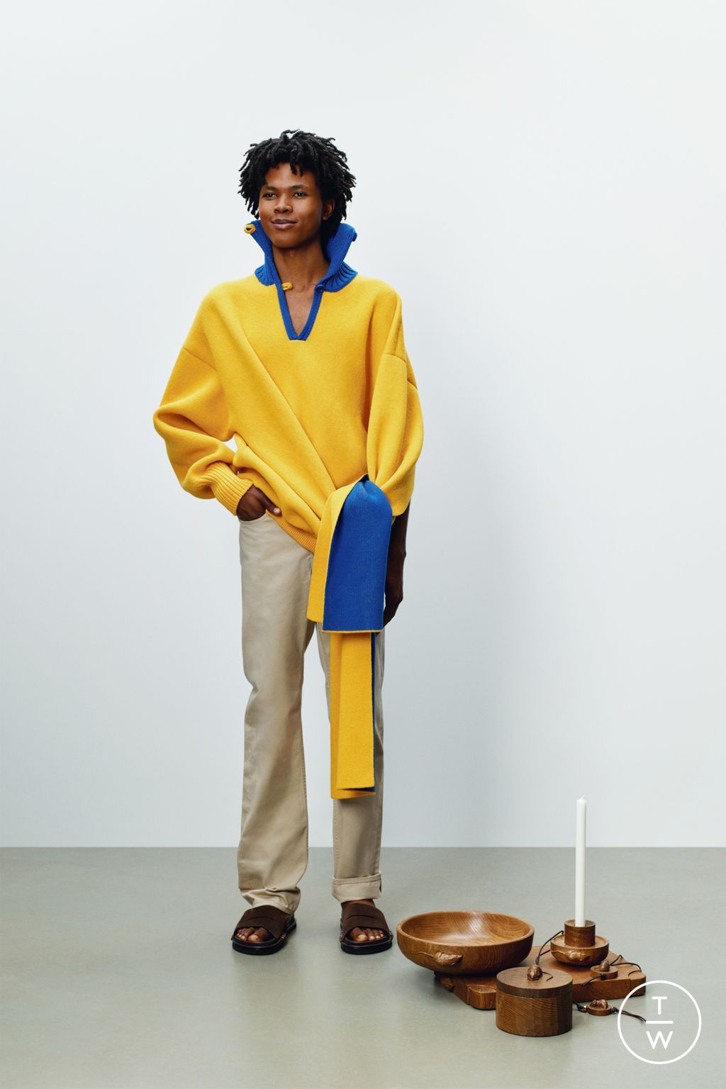 Fashion Week Paris Fall/Winter 2026 look 74 de la collection JW Anderson womenswear