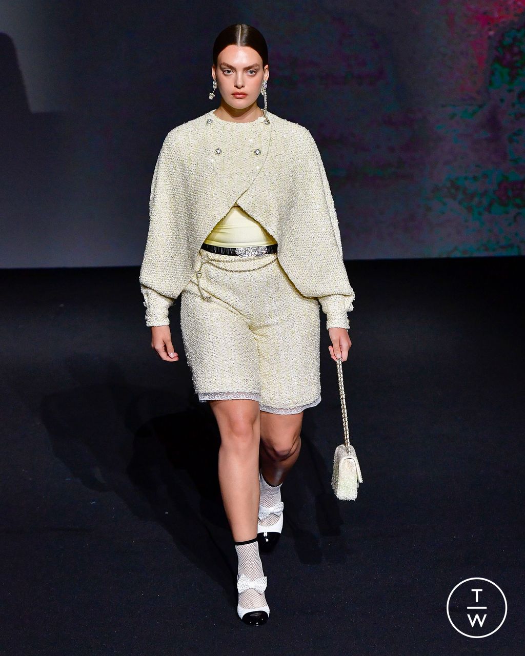 Fashion Week Paris Spring/Summer 2023 look 18 from the Chanel collection 女装