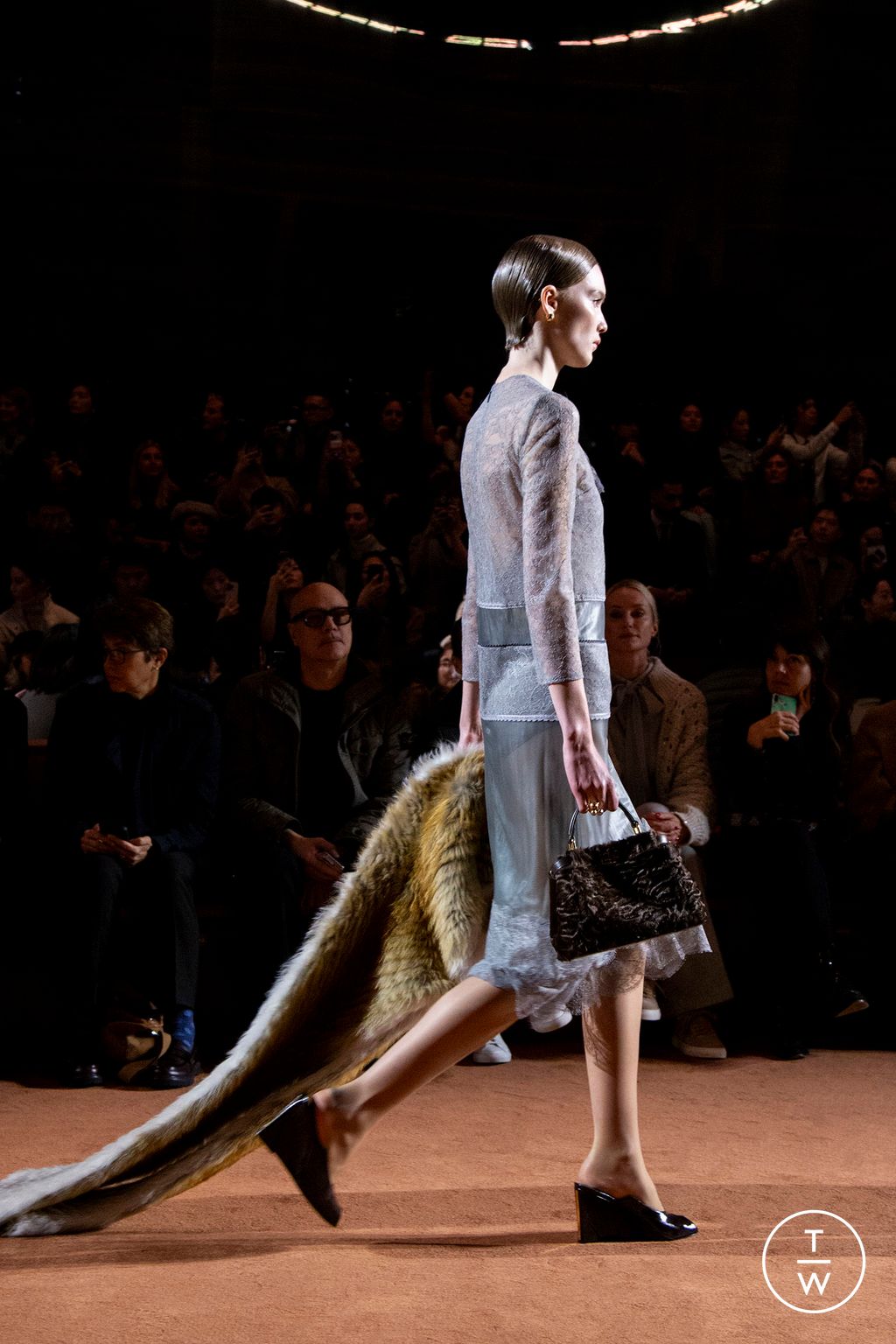 Fashion Week Milan Fall/Winter 2025 look 222 from the Fendi collection womenswear accessories