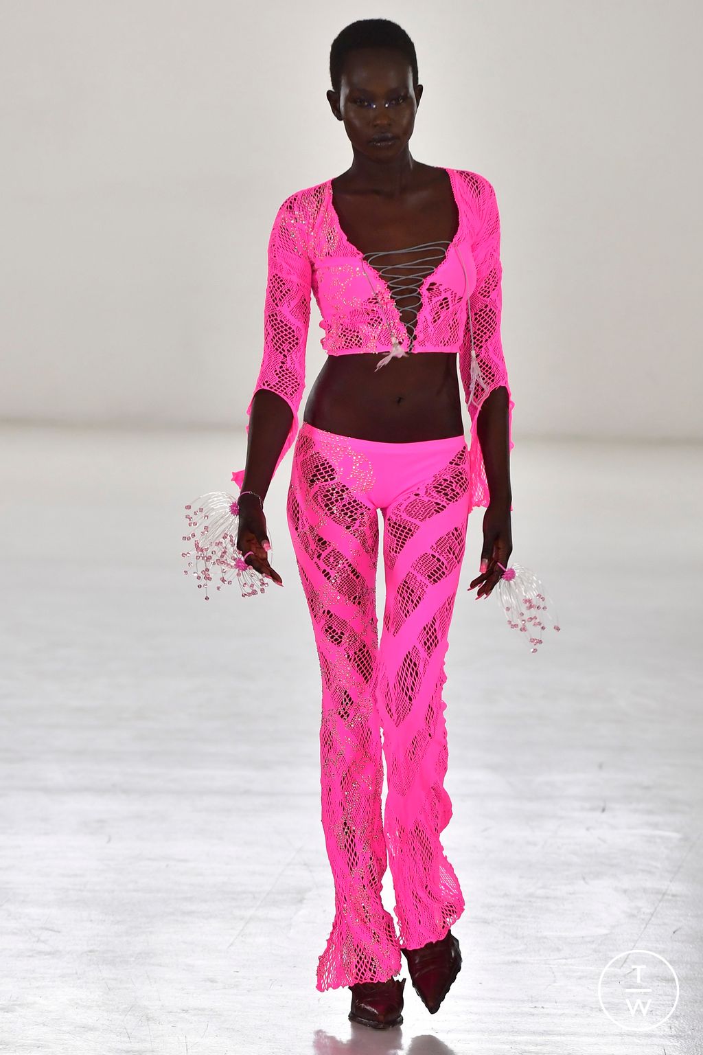 Fashion Week London Spring/Summer 2023 look 38 from the Poster Girl collection womenswear