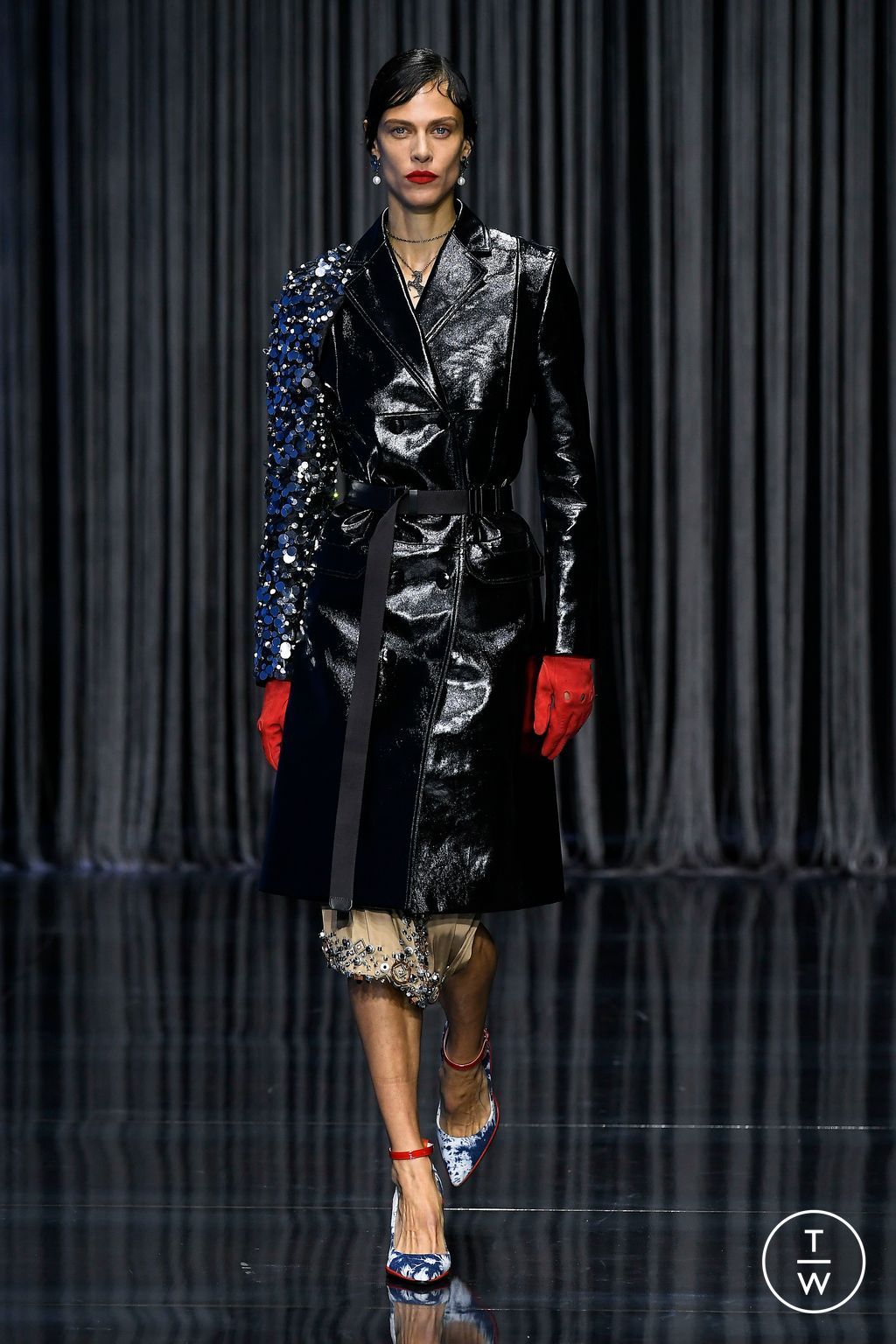 Fashion Week Milan Spring/Summer 2023 look 37 from the Ferrari collection womenswear