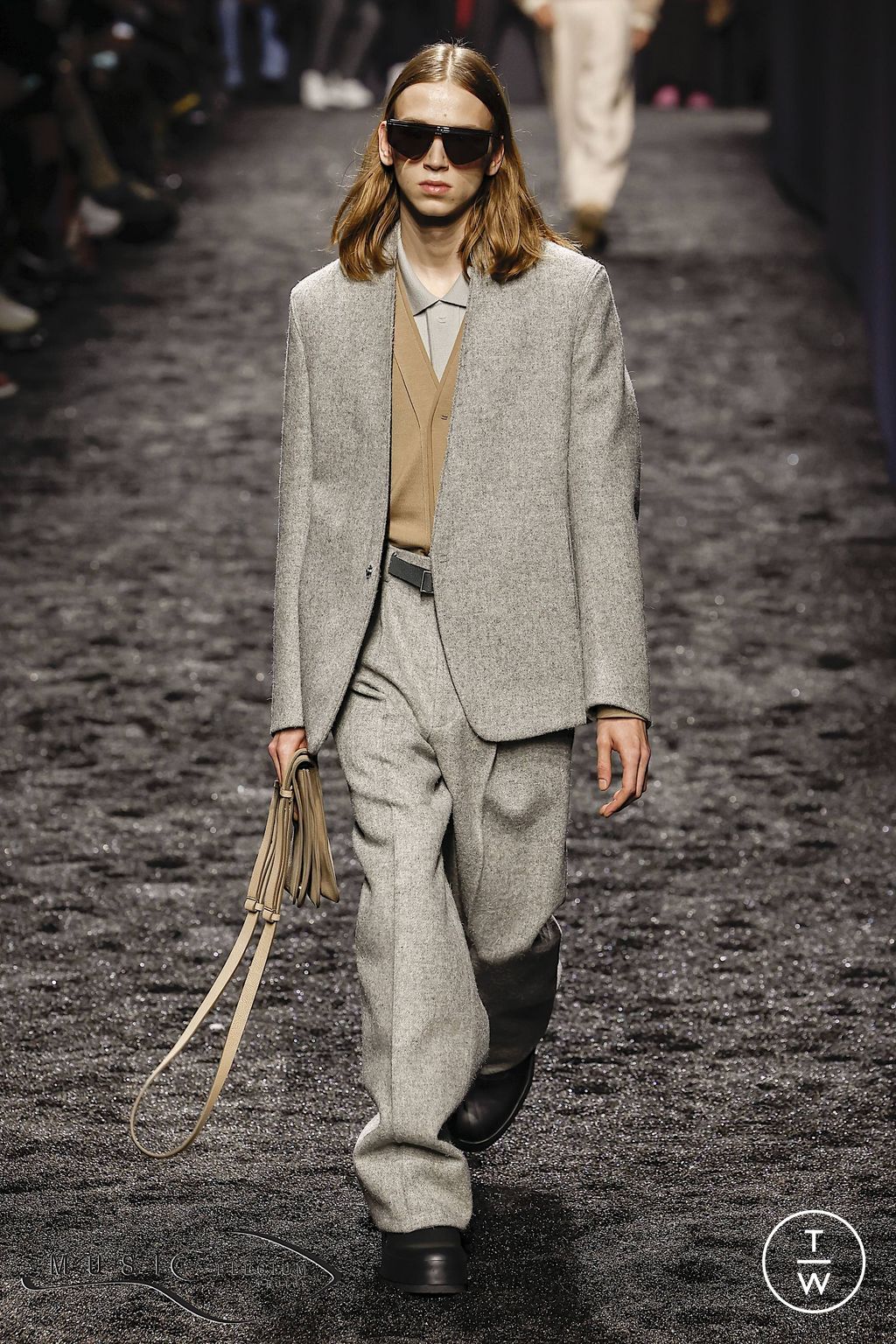 Fashion Week Milan Fall/Winter 2023 look 14 from the ZEGNA collection menswear