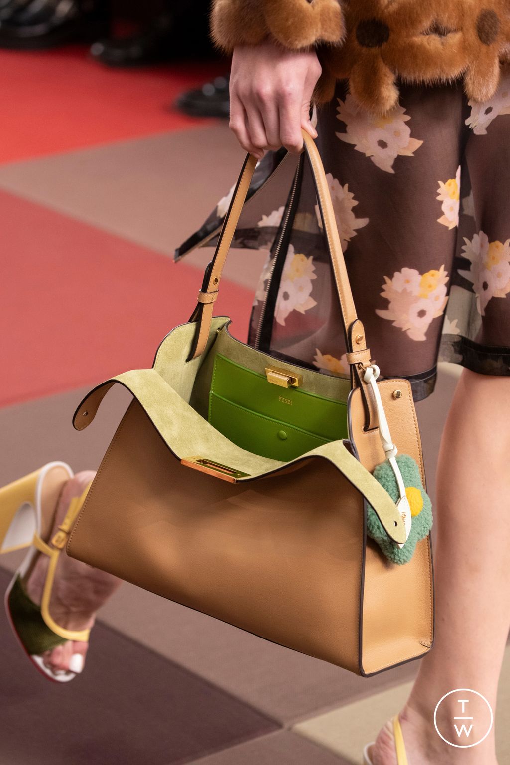 Fashion Week Milan Spring/Summer 2026 look 233 from the Fendi collection womenswear accessories