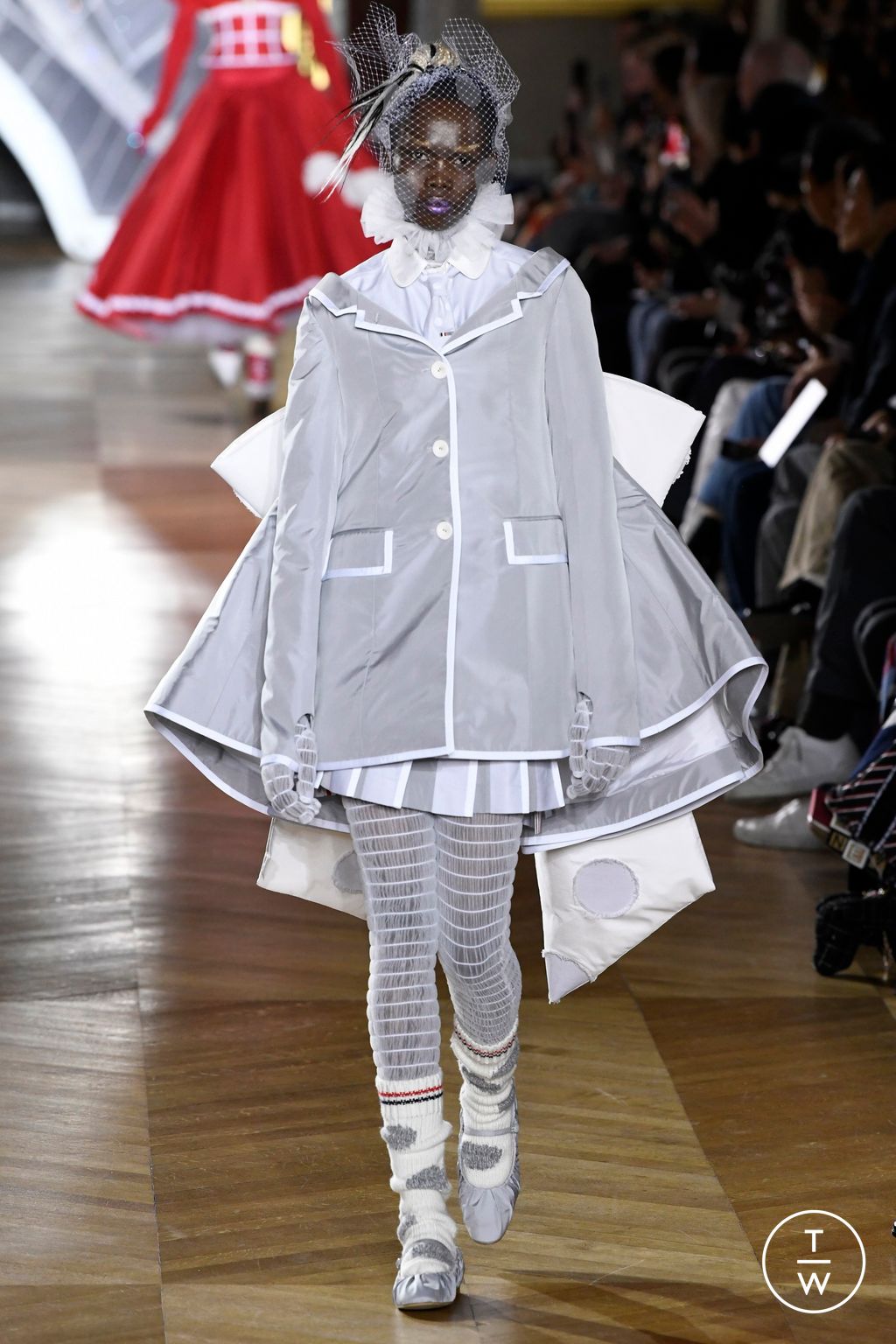Fashion Week Paris Spring/Summer 2023 look 28 from the Thom Browne collection womenswear