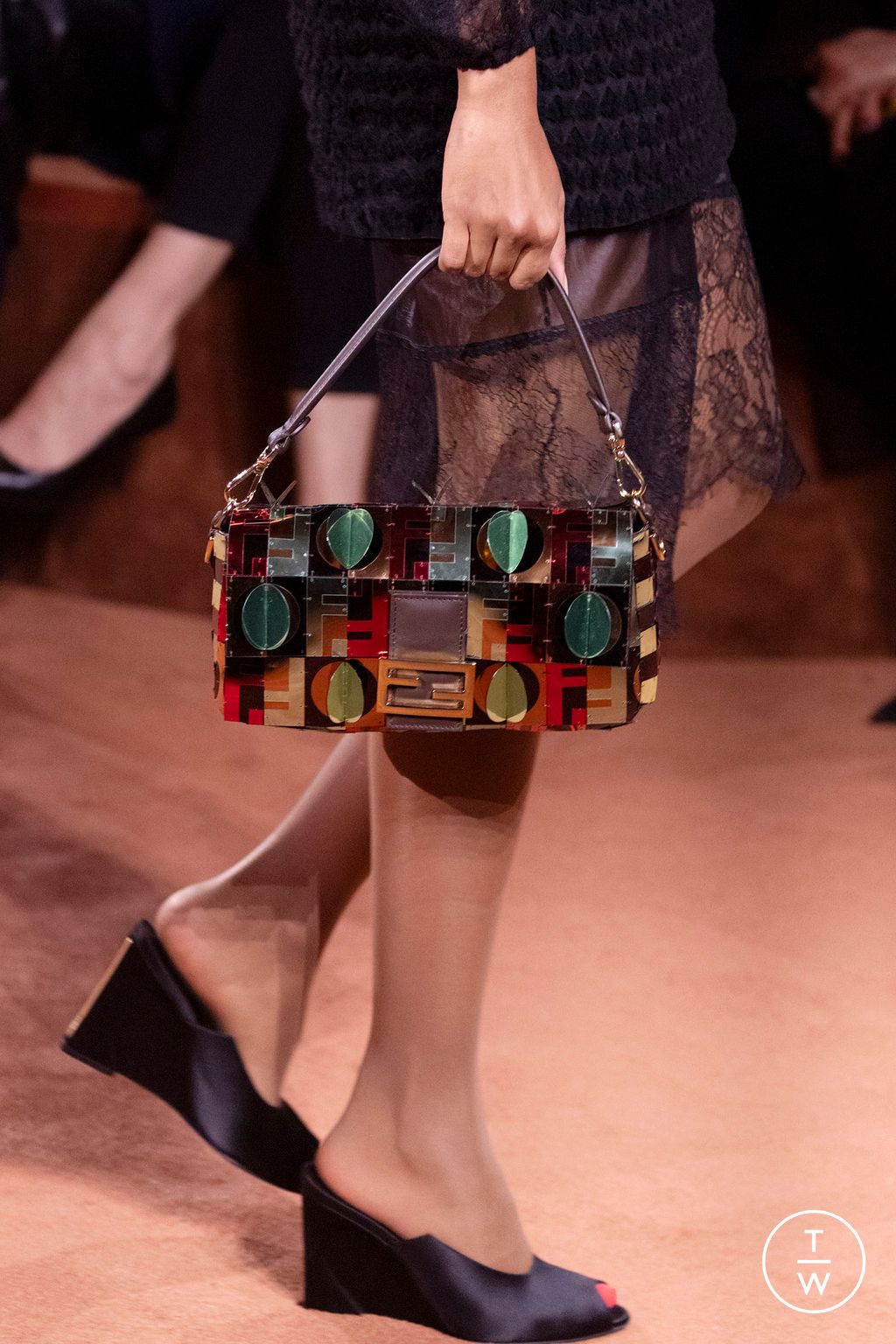 Fashion Week Milan Fall/Winter 2025 look 235 from the Fendi collection womenswear accessories