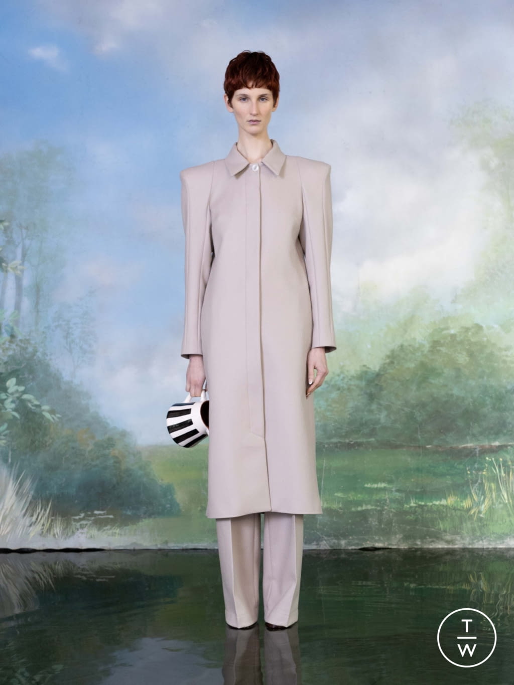Fashion Week Paris Fall/Winter 2022 look 7 de la collection Benjamin Benmoyal womenswear