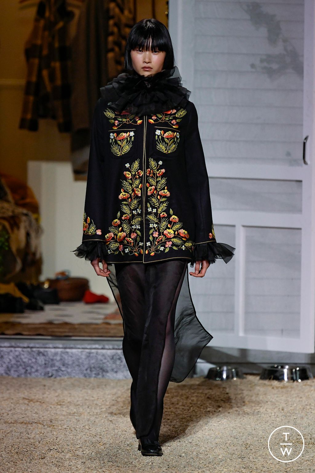 Fashion Week Paris Fall/Winter 2023 look 53 de la collection Bode menswear