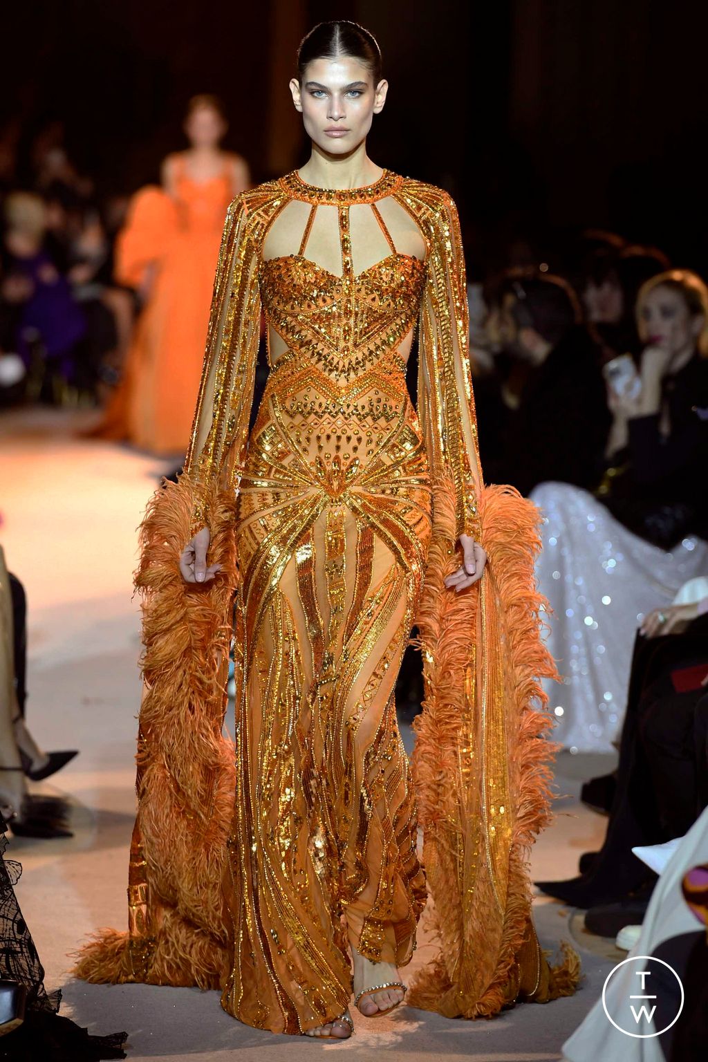 Fashion Week Paris Spring/Summer 2023 look 38 from the Zuhair Murad collection couture