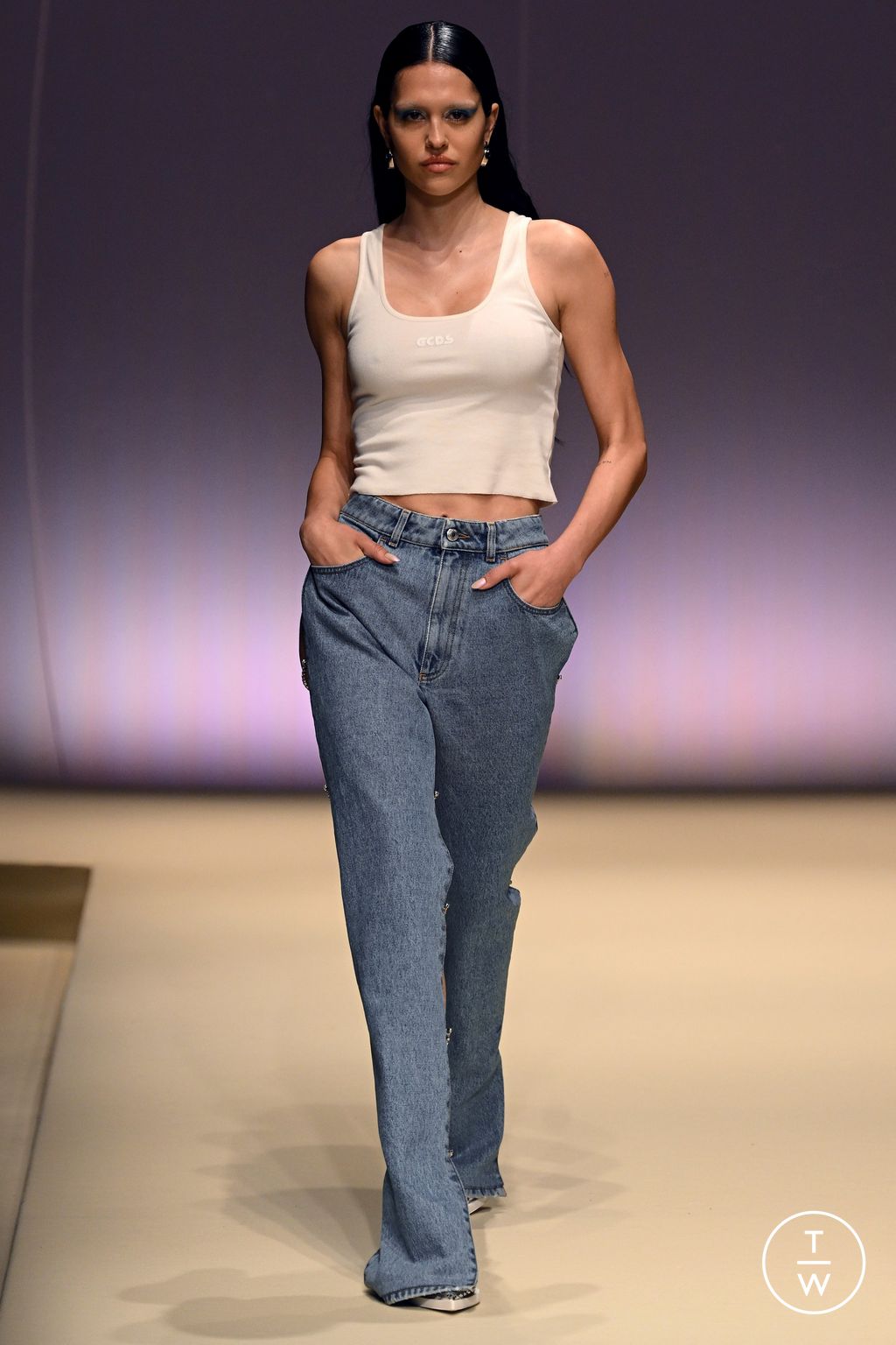 Fashion Week Milan Spring/Summer 2023 look 10 de la collection GCDS womenswear