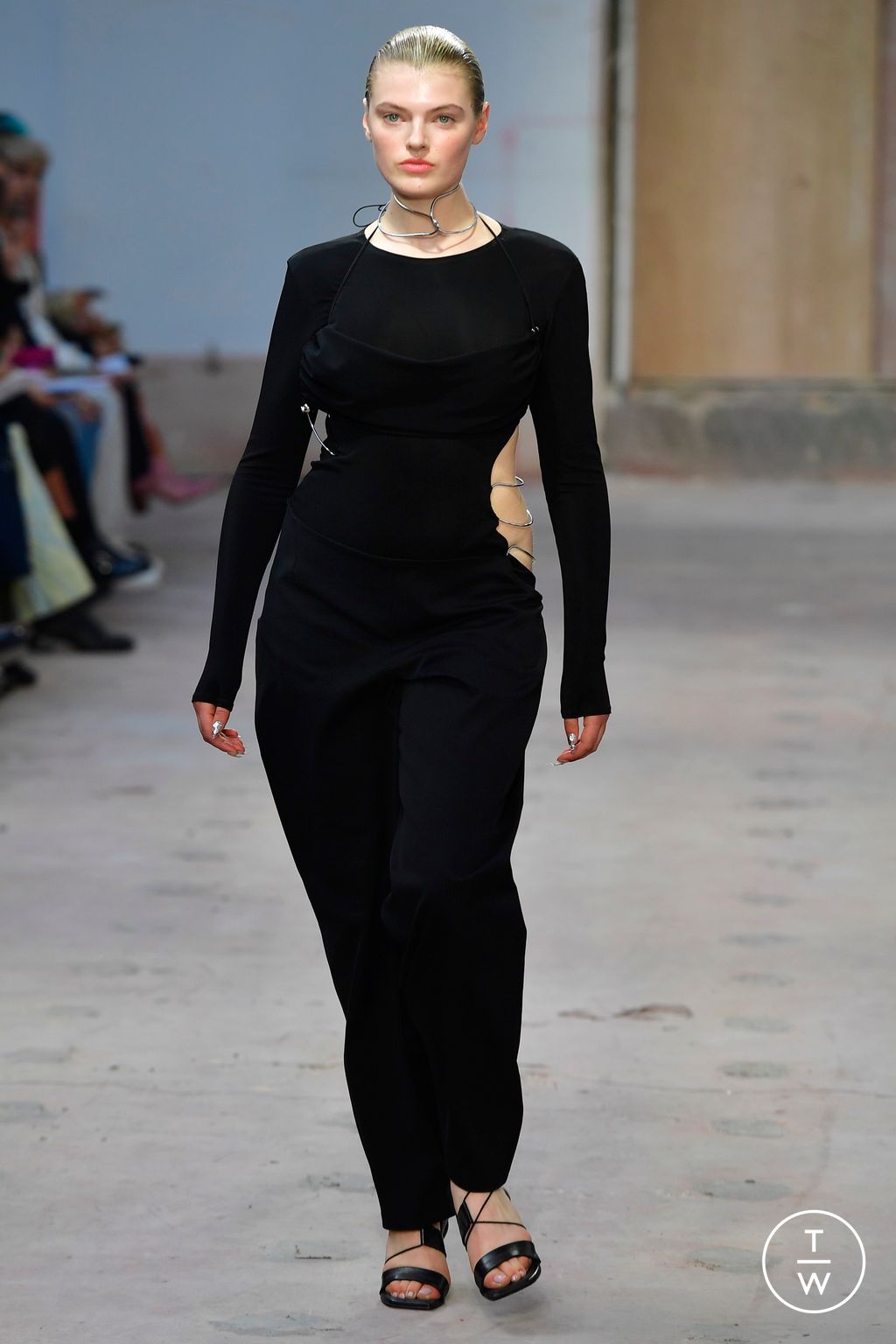 Fashion Week London Spring/Summer 2023 look 20 from the Fashion East collection womenswear