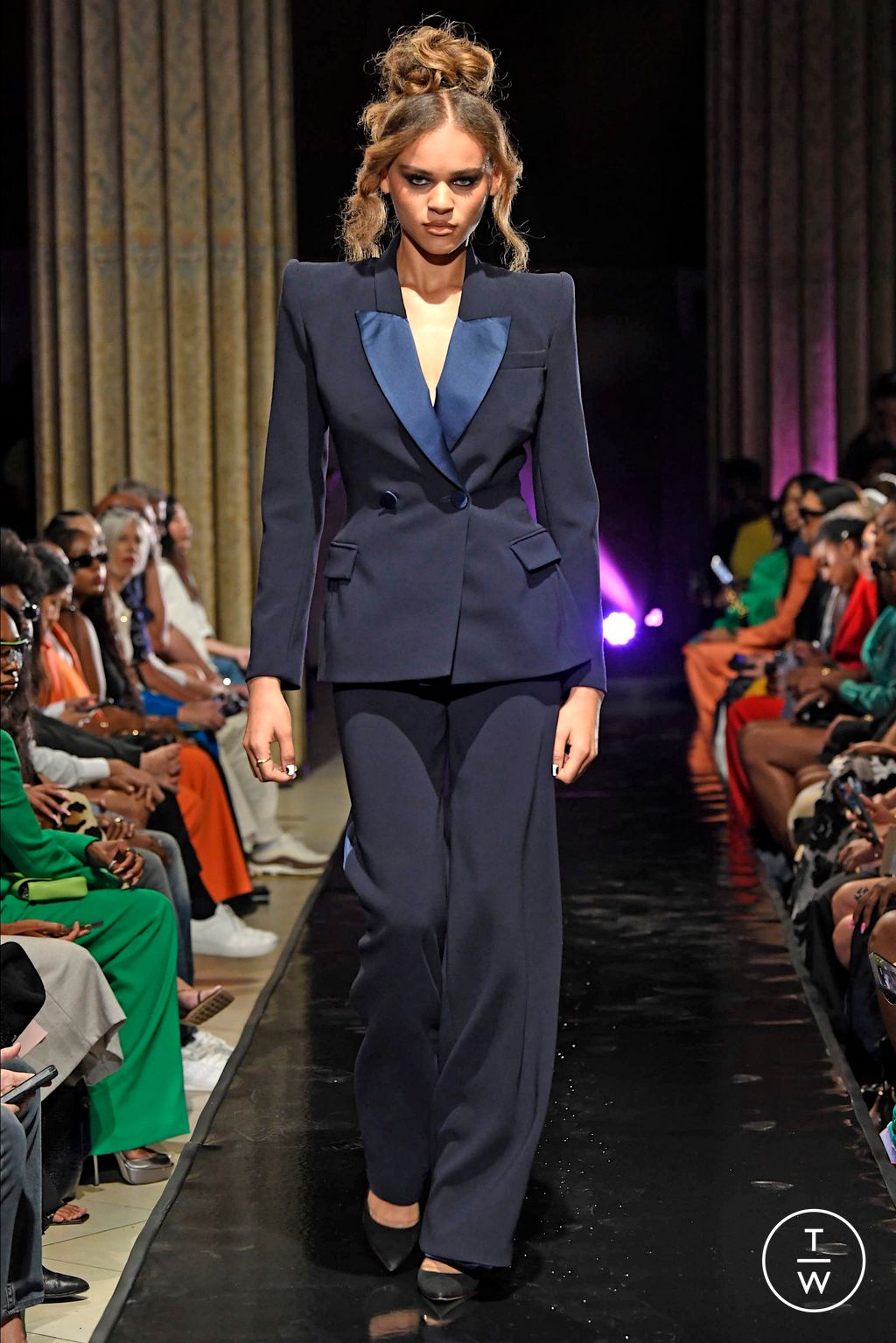 Fashion Week New York Fall/Winter 2022 look 26 de la collection Sergio Hudson womenswear