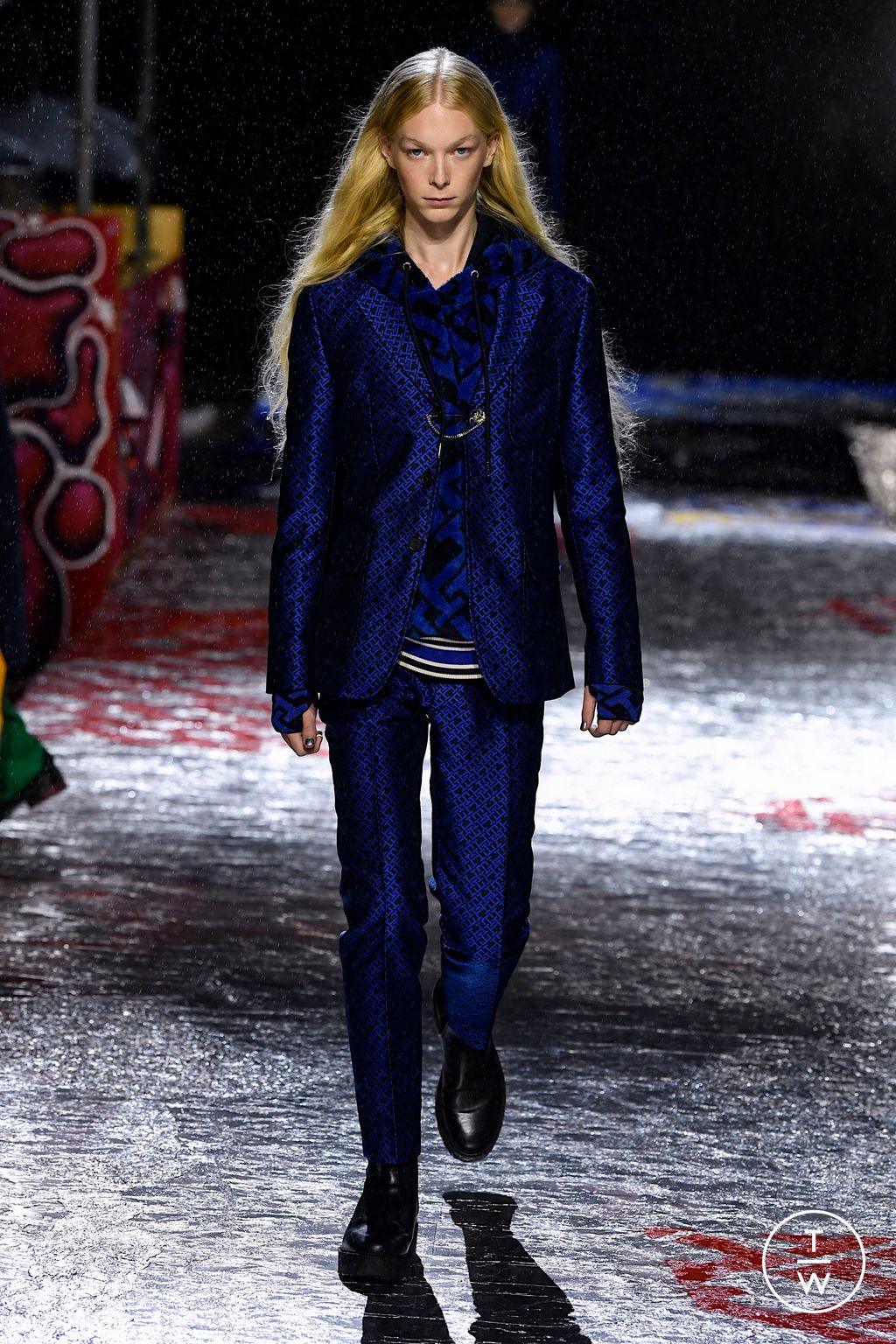 Fashion Week New York Fall/Winter 2022 look 34 from the Tommy Hilfiger collection 女装