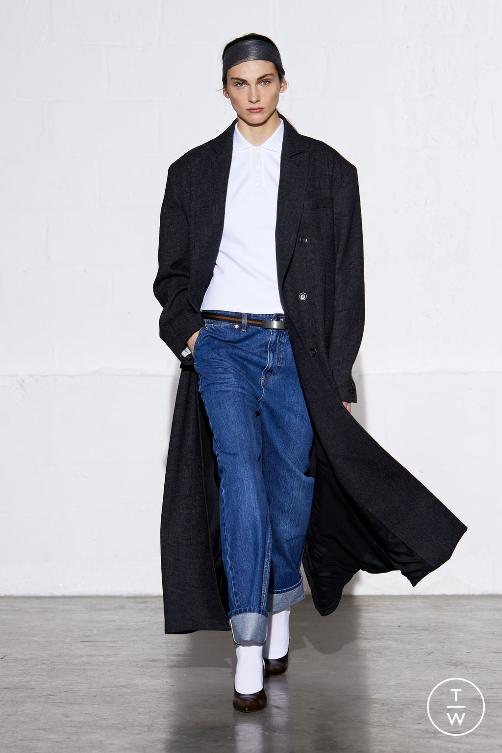 Fashion Week New York Fall/Winter 2024 look 7 from the Tibi collection 女装
