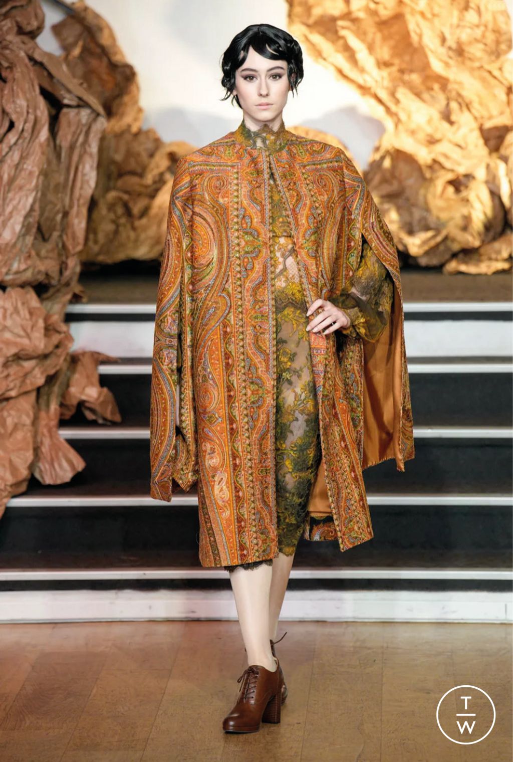 Fashion Week Paris Fall/Winter 2025 look 7 from the Franck Sorbier collection couture