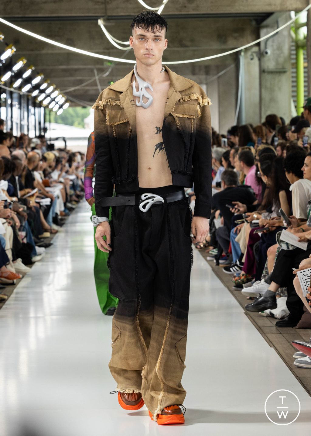 Fashion Week Paris Spring/Summer 2024 look 7 from the IFM PARIS collection menswear