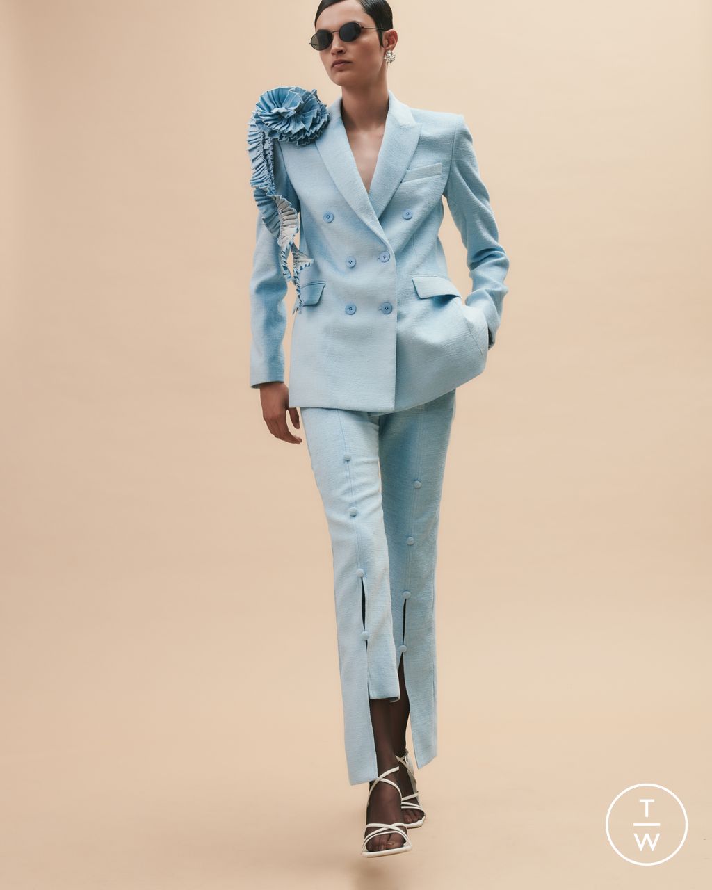 Fashion Week New York Resort 2024 look 7 from the Hellessy collection womenswear