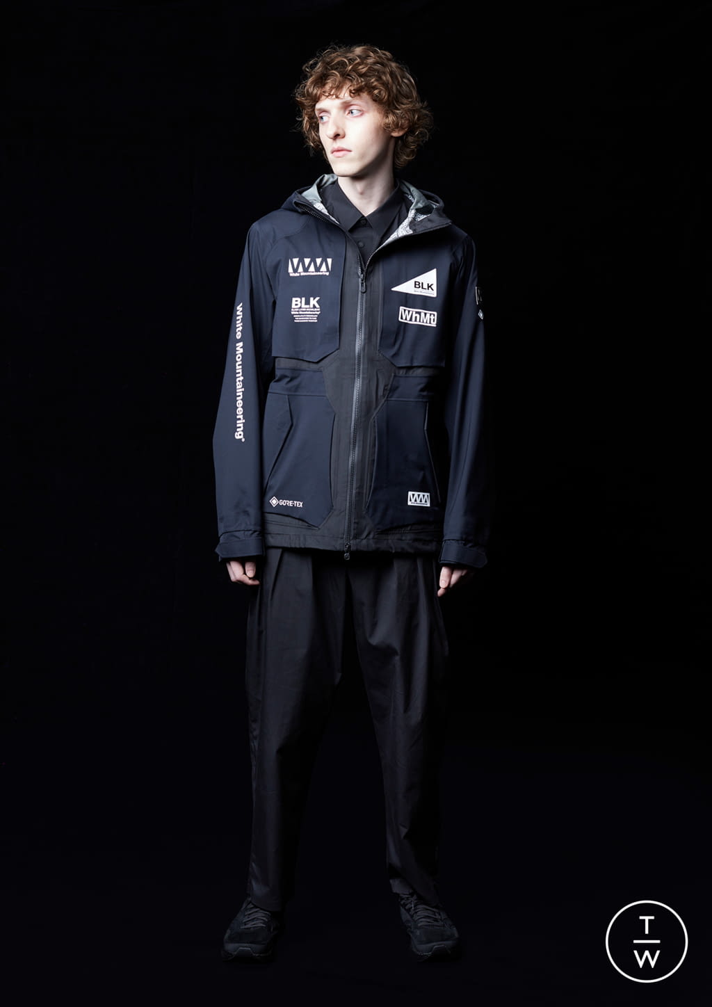 Fashion Week Paris Spring/Summer 2021 look 7 from the White Mountaineering collection 男装