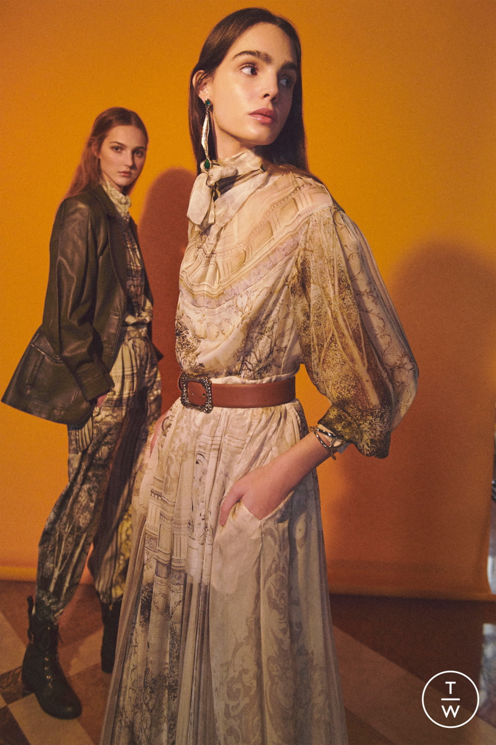 Fashion Week Milan Pre-Fall 2021 look 8 de la collection Alberta Ferretti womenswear