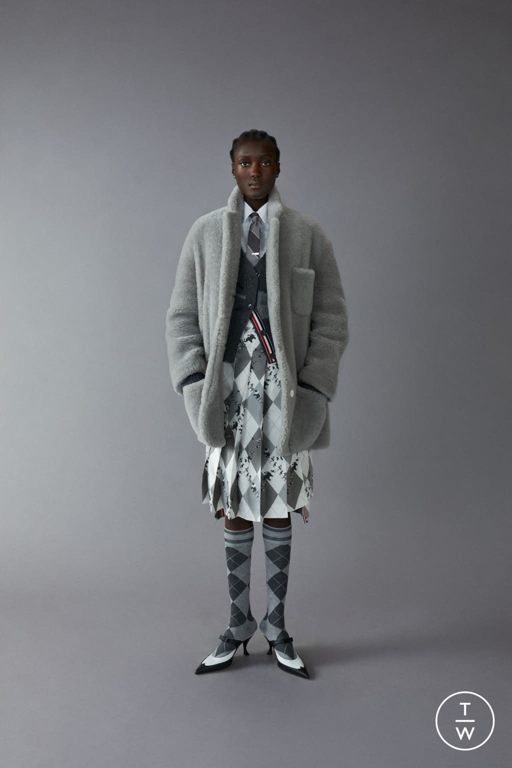 Fashion Week Paris Pre-Fall 2020 look 8 from the Thom Browne collection womenswear
