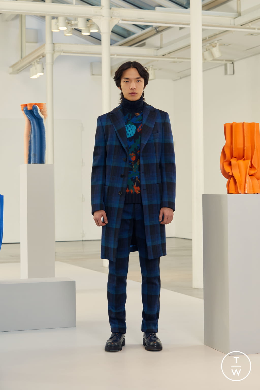Fashion Week Milan Fall/Winter 2019 look 8 from the Missoni collection 男装