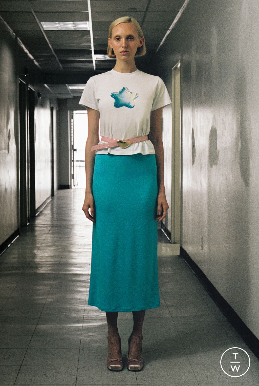 Fashion Week New York Resort 2025 look 8 from the Sandy Liang collection 女装