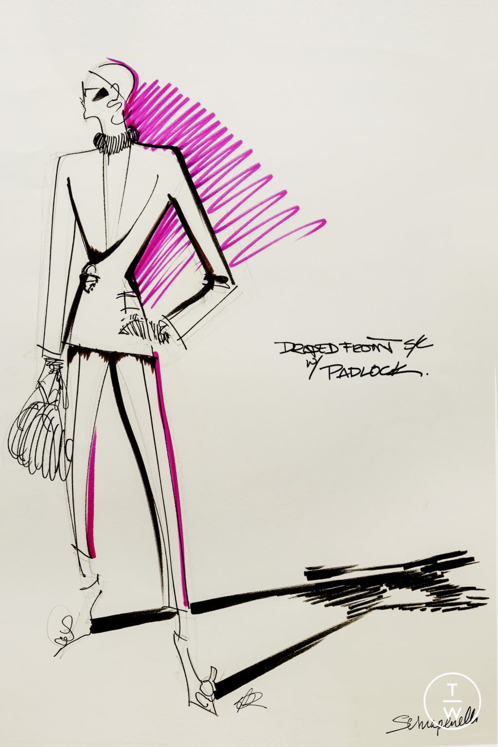 Fashion Week Paris Fall/Winter 2020 look 8 de la collection Schiaparelli couture