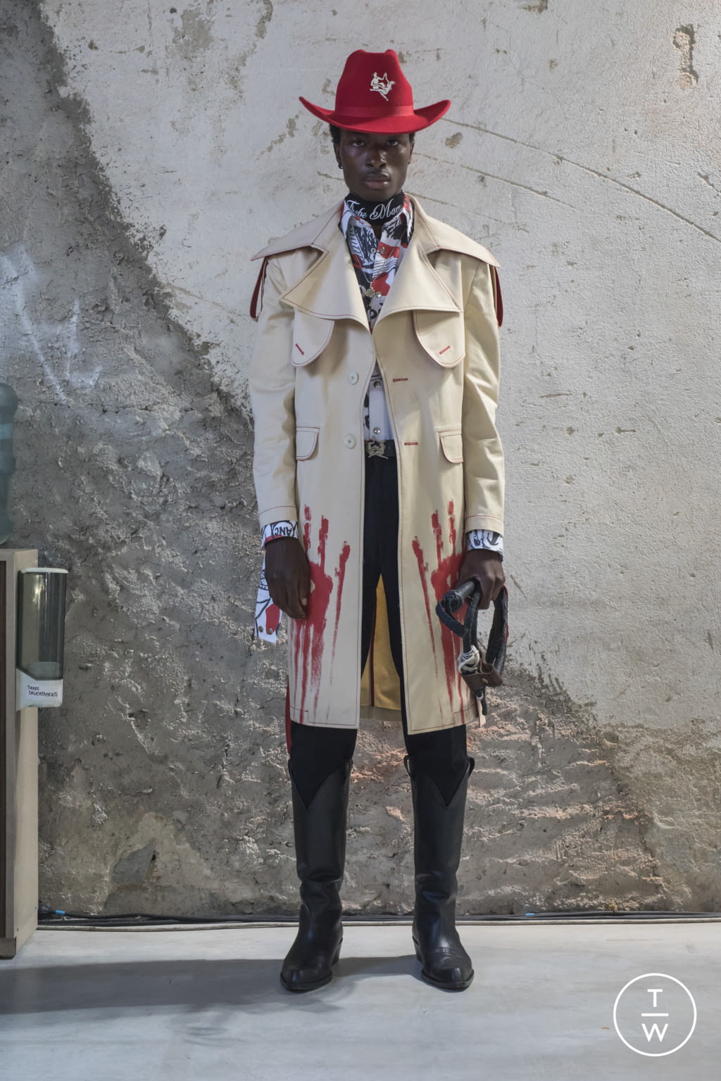 Fashion Week Florence - Pitti Spring/Summer 2022 look 8 from the Thebe Magugu collection 男装