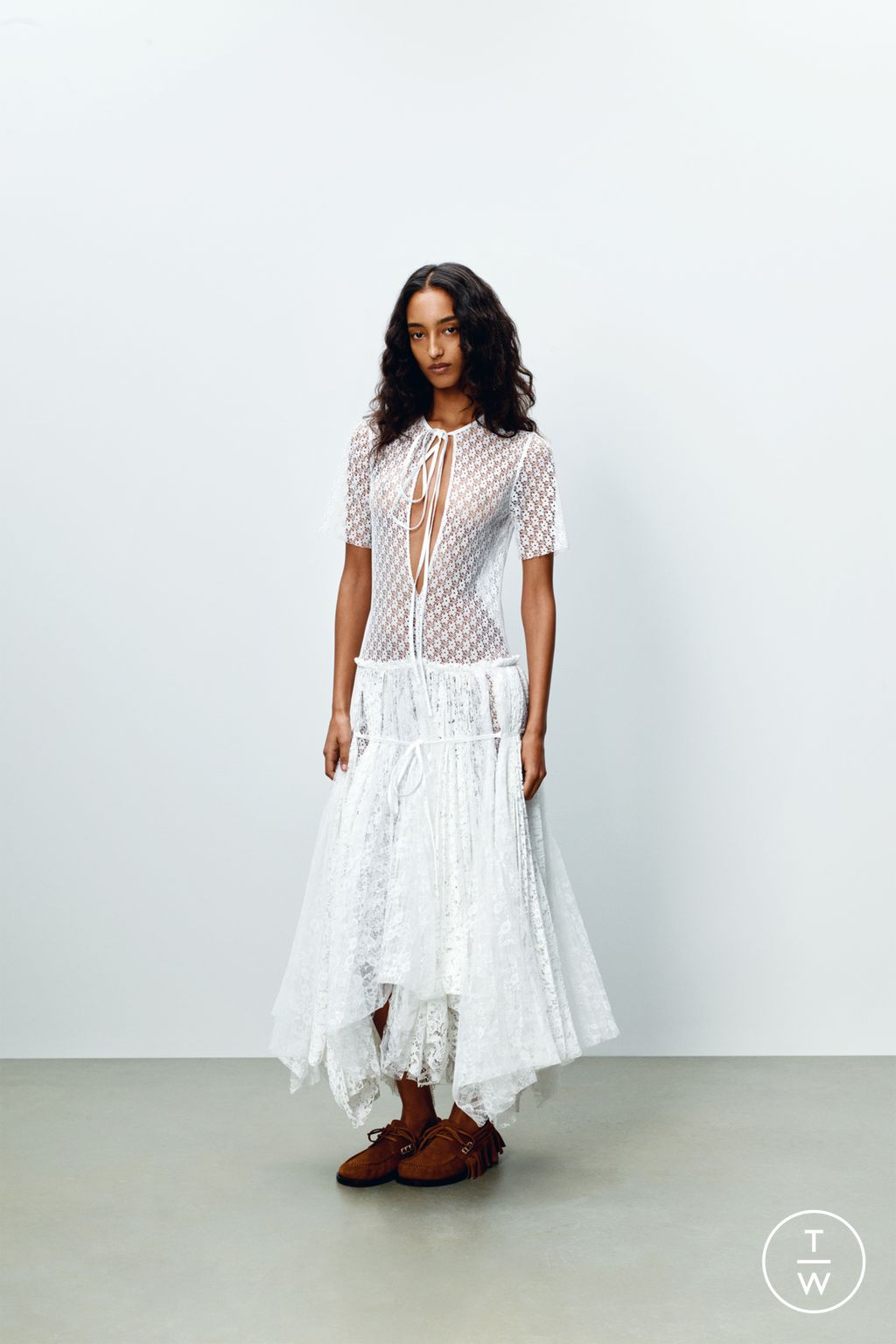 Fashion Week Paris Fall/Winter 2026 look 8 de la collection JW Anderson womenswear