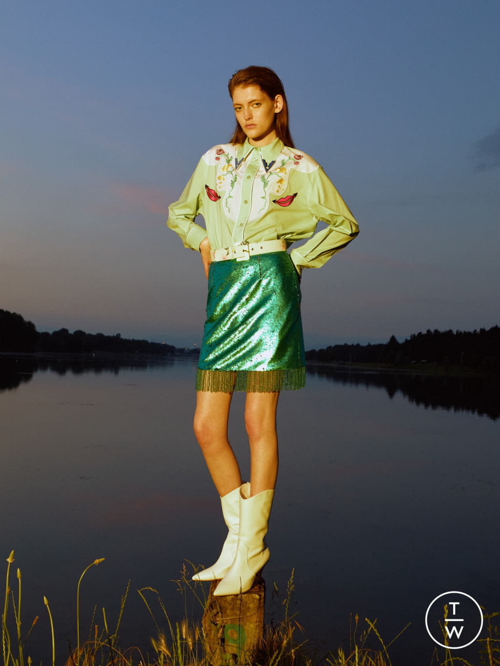 Fashion Week Milan Resort 2019 look 8 from the Vivetta collection 女装