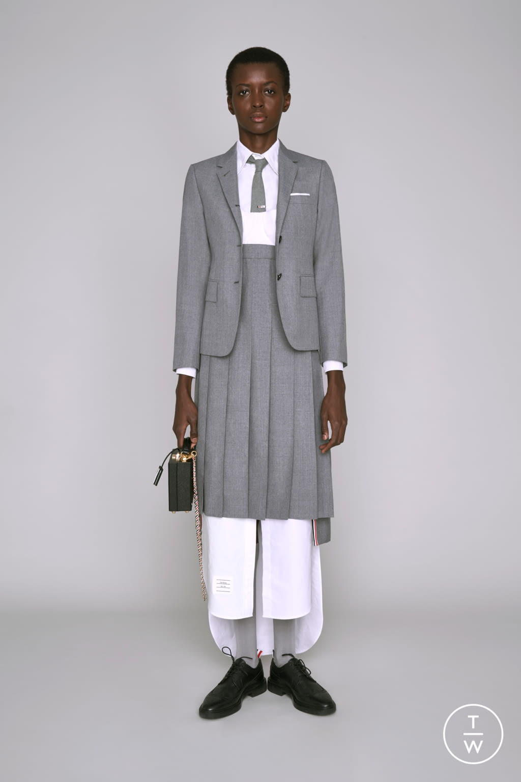 Fashion Week Paris Pre-Fall 2019 look 8 from the Thom Browne collection 女装