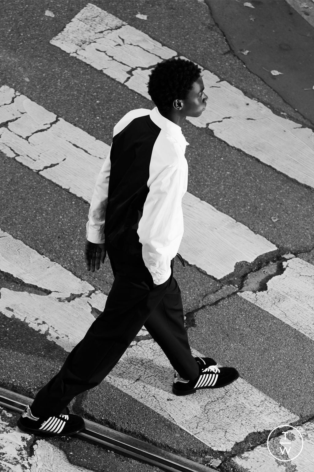 Fashion Week Milan Pre-Fall 2025 look 8 from the Dsquared2 collection 男装