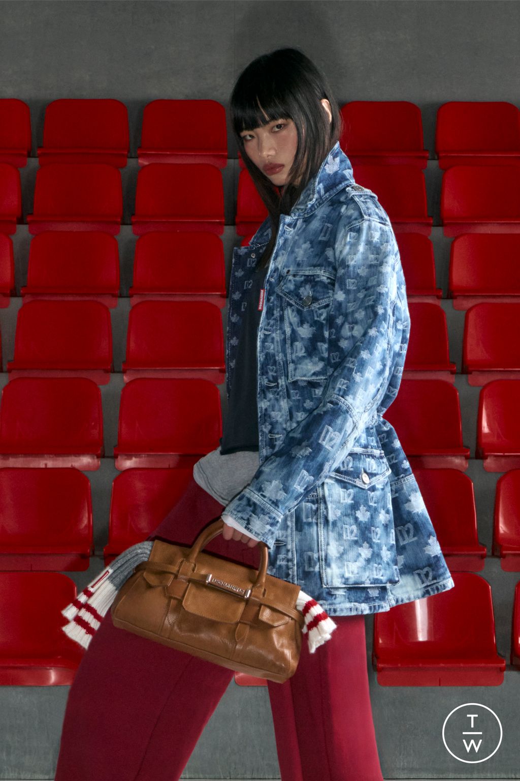 Fashion Week Milan Pre-Fall 2026 look 8 from the Dsquared2 collection womenswear